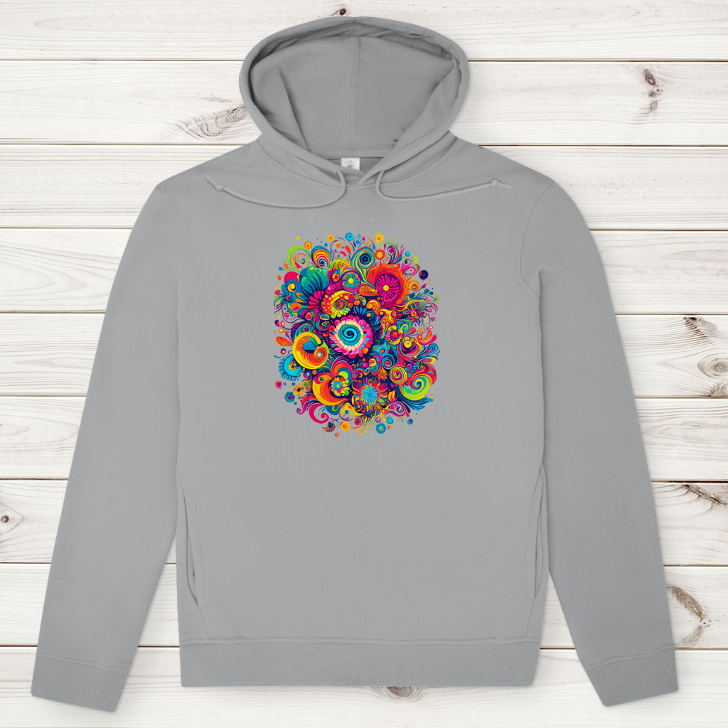 Herren Premium Bio Hoodie Color Burst