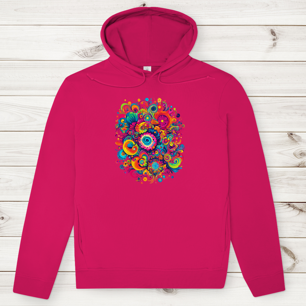 Herren Premium Bio Hoodie Color Burst