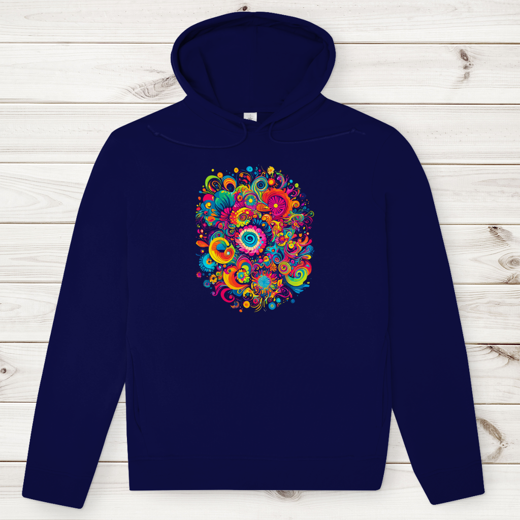 Herren Premium Bio Hoodie Color Burst