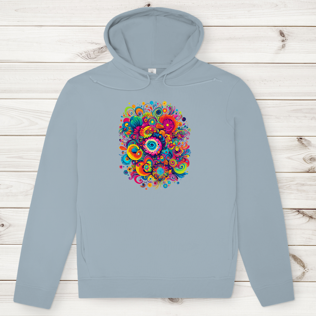 Herren Premium Bio Hoodie Color Burst