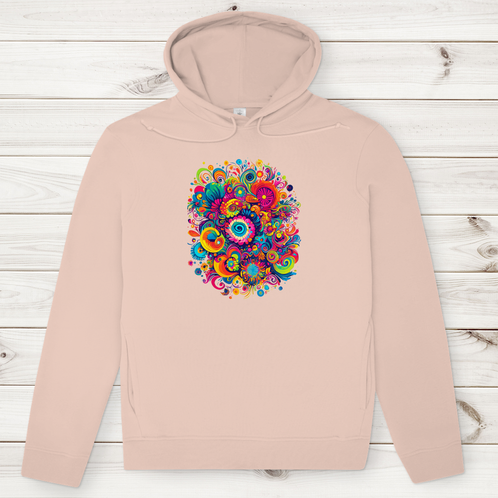 Herren Premium Bio Hoodie Color Burst