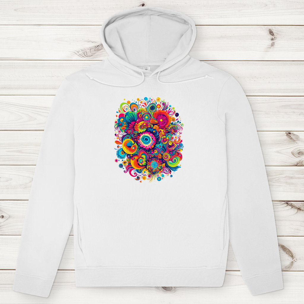 Herren Premium Bio Hoodie Color Burst