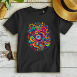 Damen Premium Bio T-Shirt Color Burst