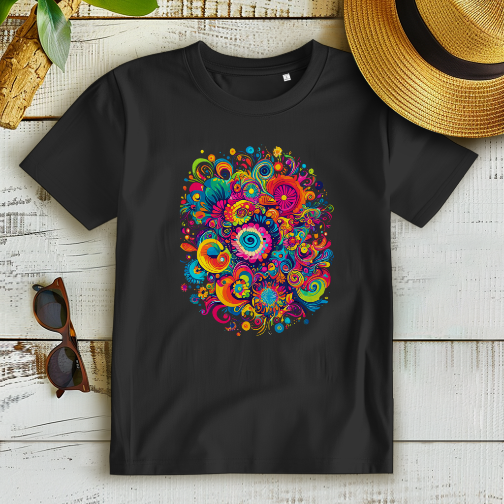 Damen Premium Bio T-Shirt Color Burst