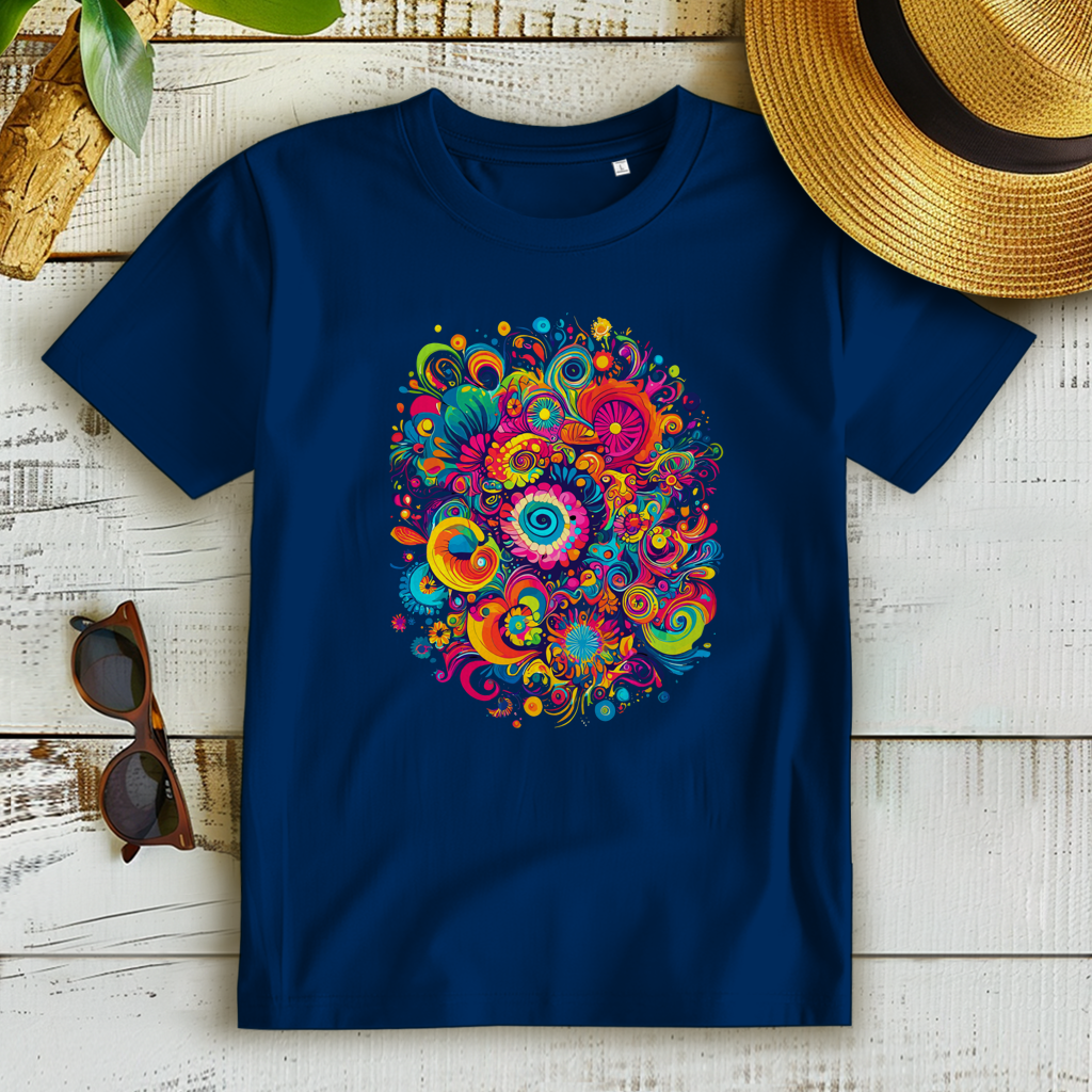 Damen Premium Bio T-Shirt Color Burst
