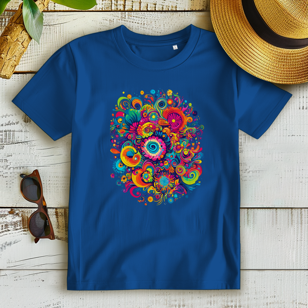 Damen Premium Bio T-Shirt Color Burst