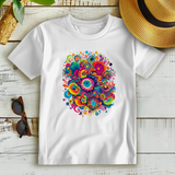 Damen Premium Bio T-Shirt Color Burst