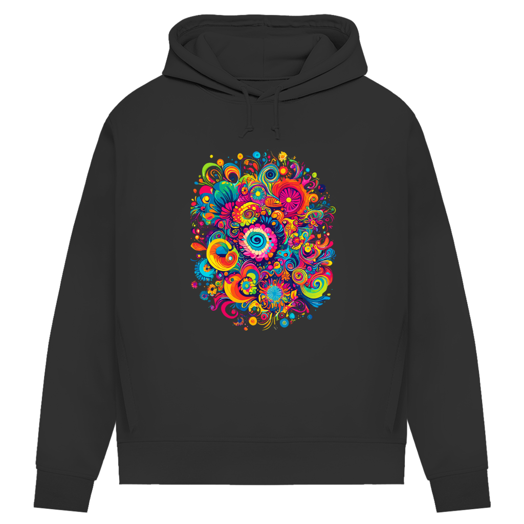 Damen Premium Bio Hoodie Color Burst