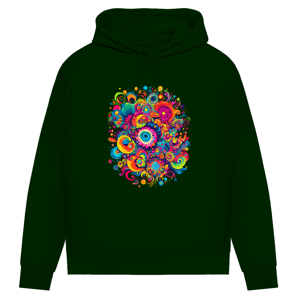 Damen Premium Bio Hoodie Color Burst