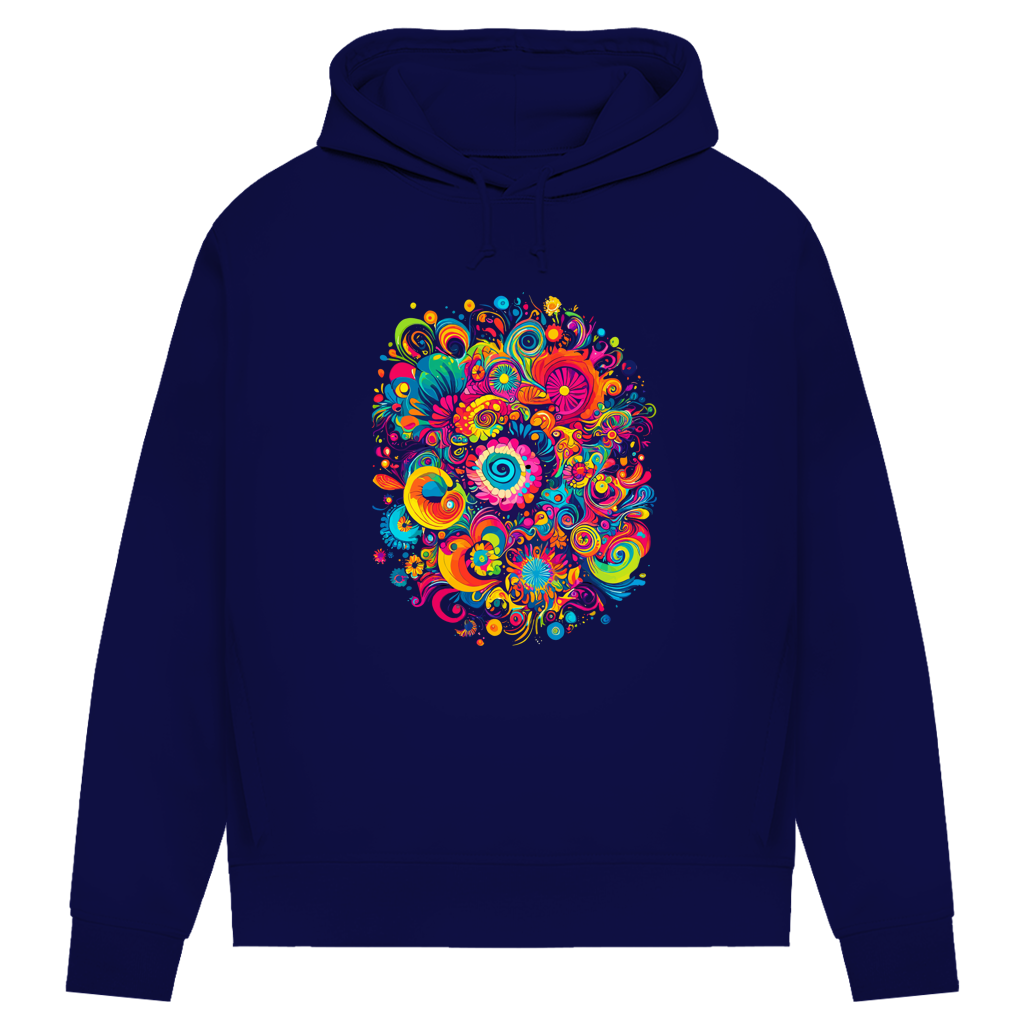 Damen Premium Bio Hoodie Color Burst