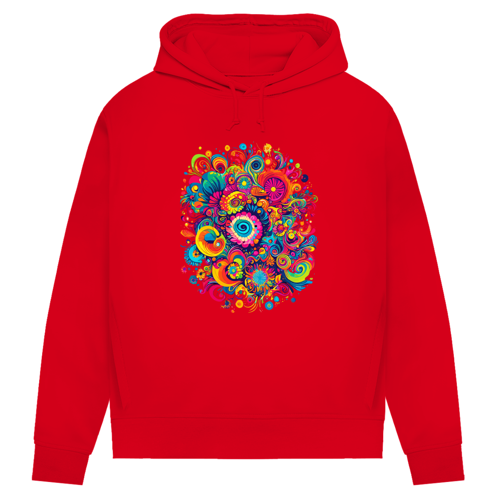 Damen Premium Bio Hoodie Color Burst