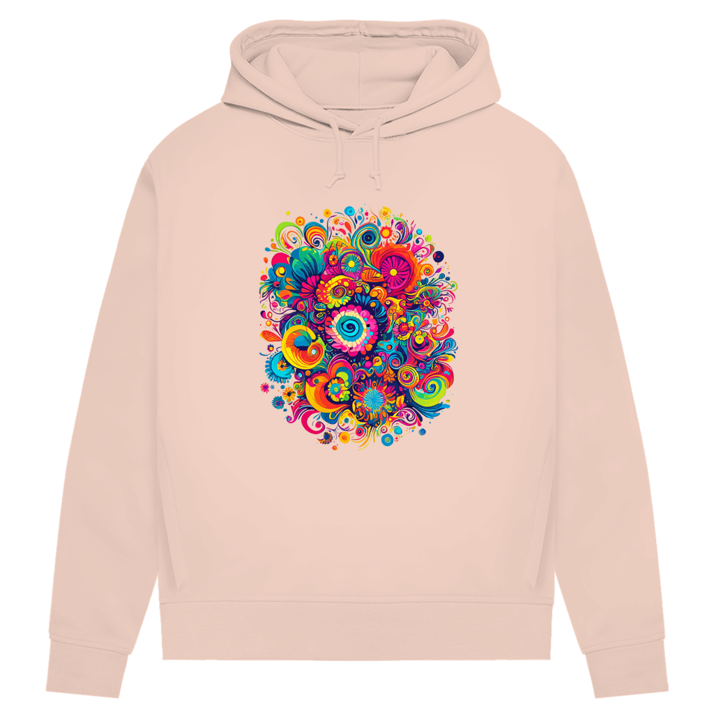 Damen Premium Bio Hoodie Color Burst