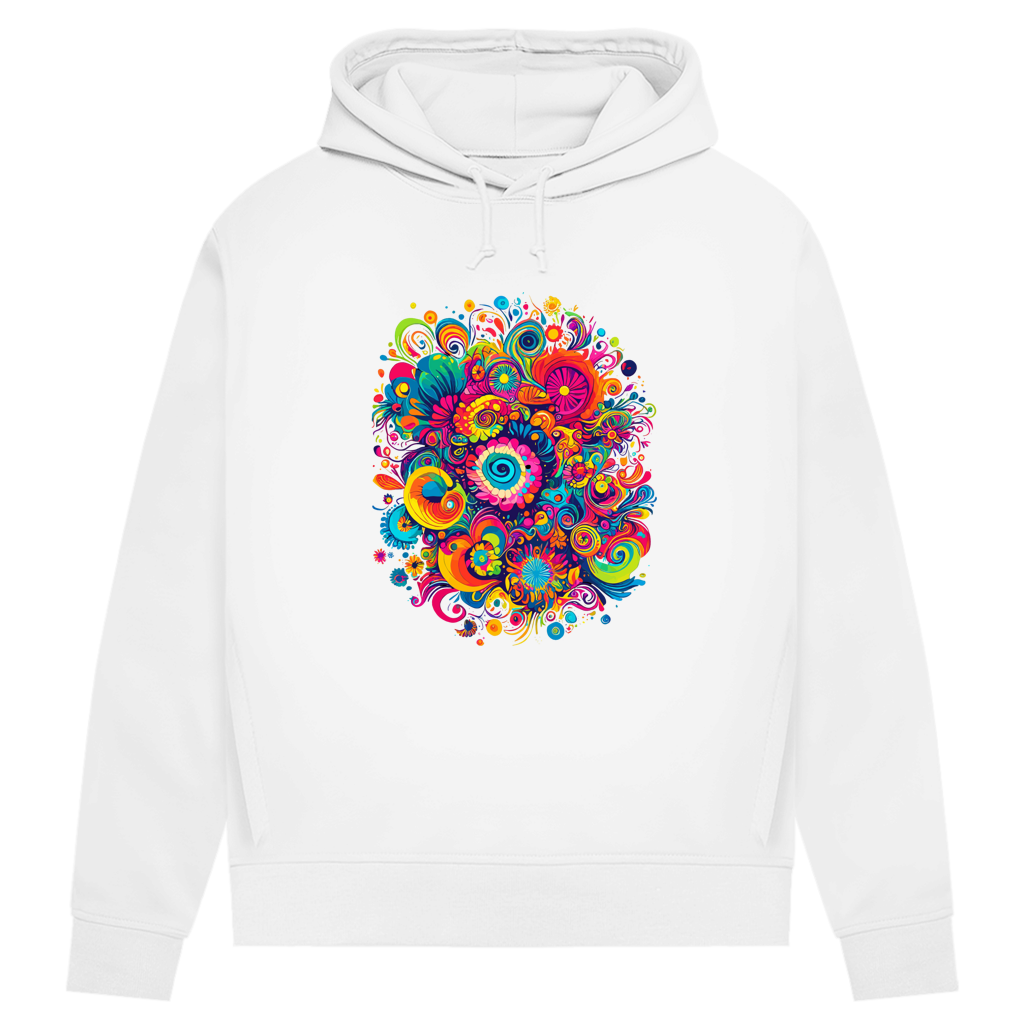 Damen Premium Bio Hoodie Color Burst