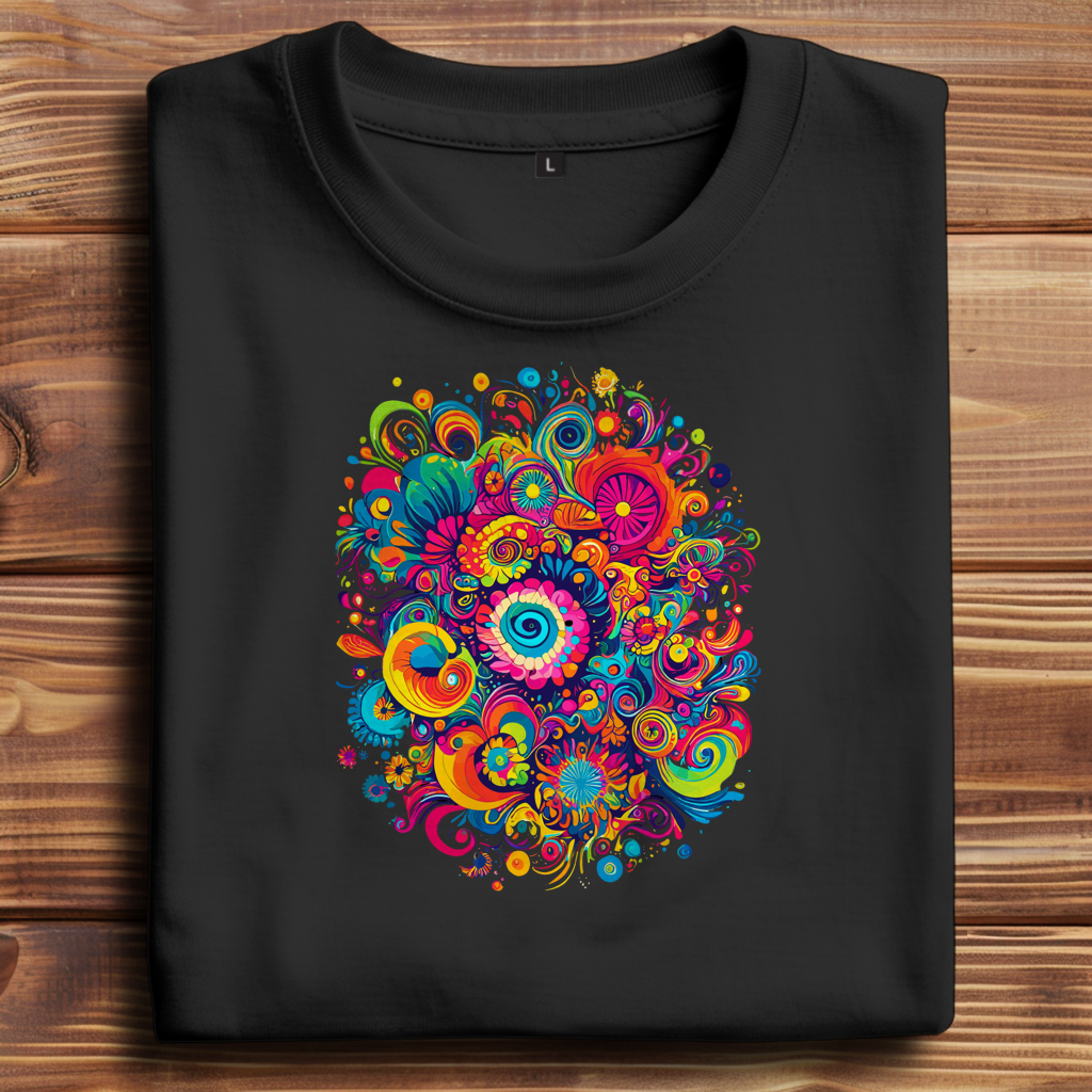Oversize T-Shirt Color Burst