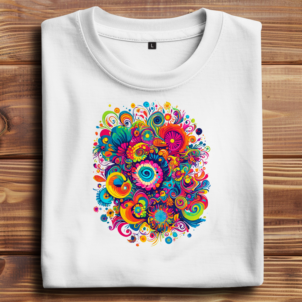 Oversize T-Shirt Color Burst