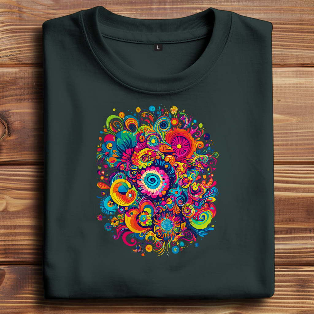 Oversize T-Shirt Color Burst