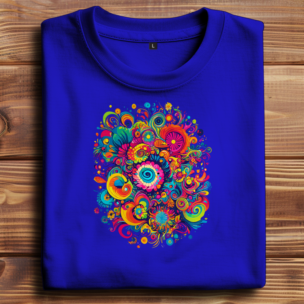 Oversize T-Shirt Color Burst