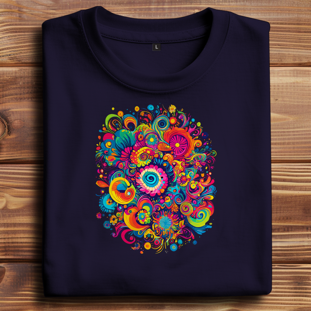 Oversize T-Shirt Color Burst