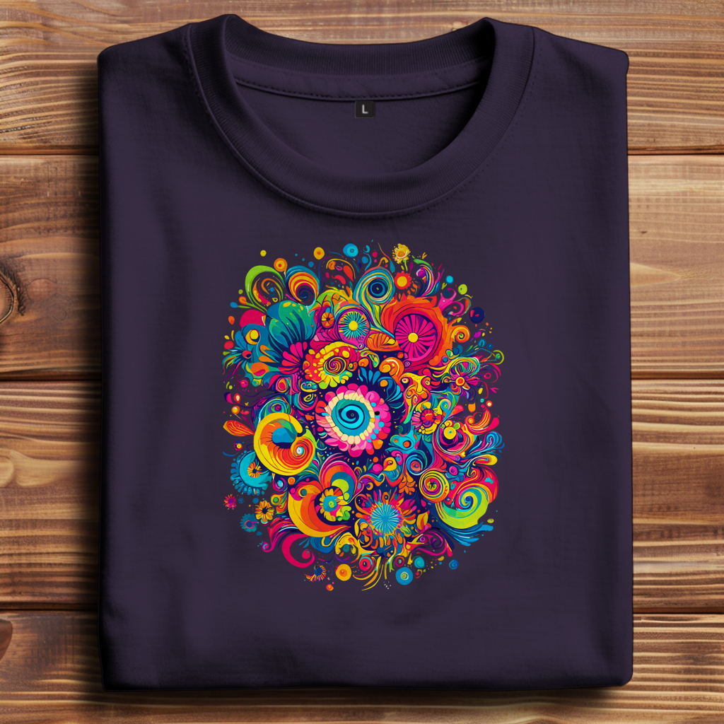 Oversize T-Shirt Color Burst