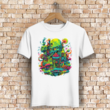 Herren Premium Bio T-Shirt Toxic Skull World