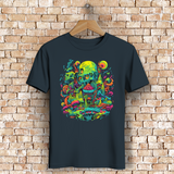Herren Premium Bio T-Shirt Toxic Skull World