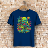 Herren Premium Bio T-Shirt Toxic Skull World