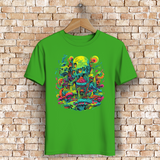 Herren Premium Bio T-Shirt Toxic Skull World