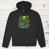 Herren Premium Bio Hoodie Toxic Skull World