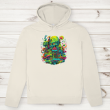 Herren Premium Bio Hoodie Toxic Skull World