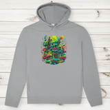 Herren Premium Bio Hoodie Toxic Skull World