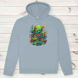 Herren Premium Bio Hoodie Toxic Skull World