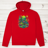 Herren Premium Bio Hoodie Toxic Skull World