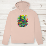Herren Premium Bio Hoodie Toxic Skull World