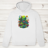 Herren Premium Bio Hoodie Toxic Skull World