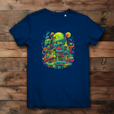 Damen Premium Bio T-Shirt Toxic Skull World