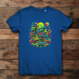 Damen Premium Bio T-Shirt Toxic Skull World
