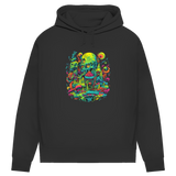 Damen Premium Bio Hoodie Toxic Skull World