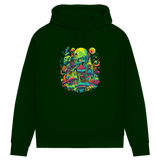 Damen Premium Bio Hoodie Toxic Skull World