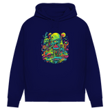 Damen Premium Bio Hoodie Toxic Skull World