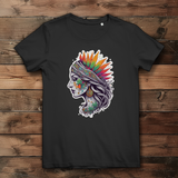 Damen Premium Bio T-Shirt Boho Cannabis Queen