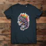 Damen Premium Bio T-Shirt Boho Cannabis Queen