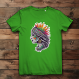 Damen Premium Bio T-Shirt Boho Cannabis Queen