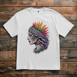 Oversize T-Shirt Boho Cannabis Queen