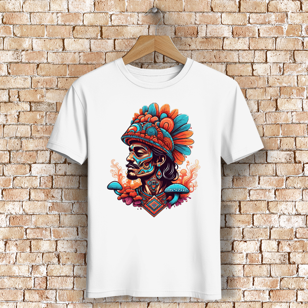 Herren Premium Bio T-Shirt Aztec Shaman