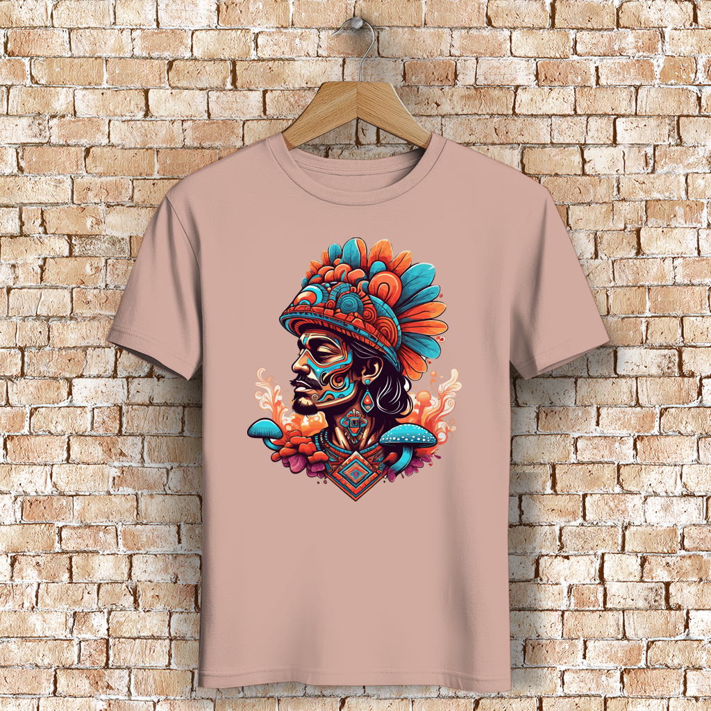 Herren Premium Bio T-Shirt Aztec Shaman