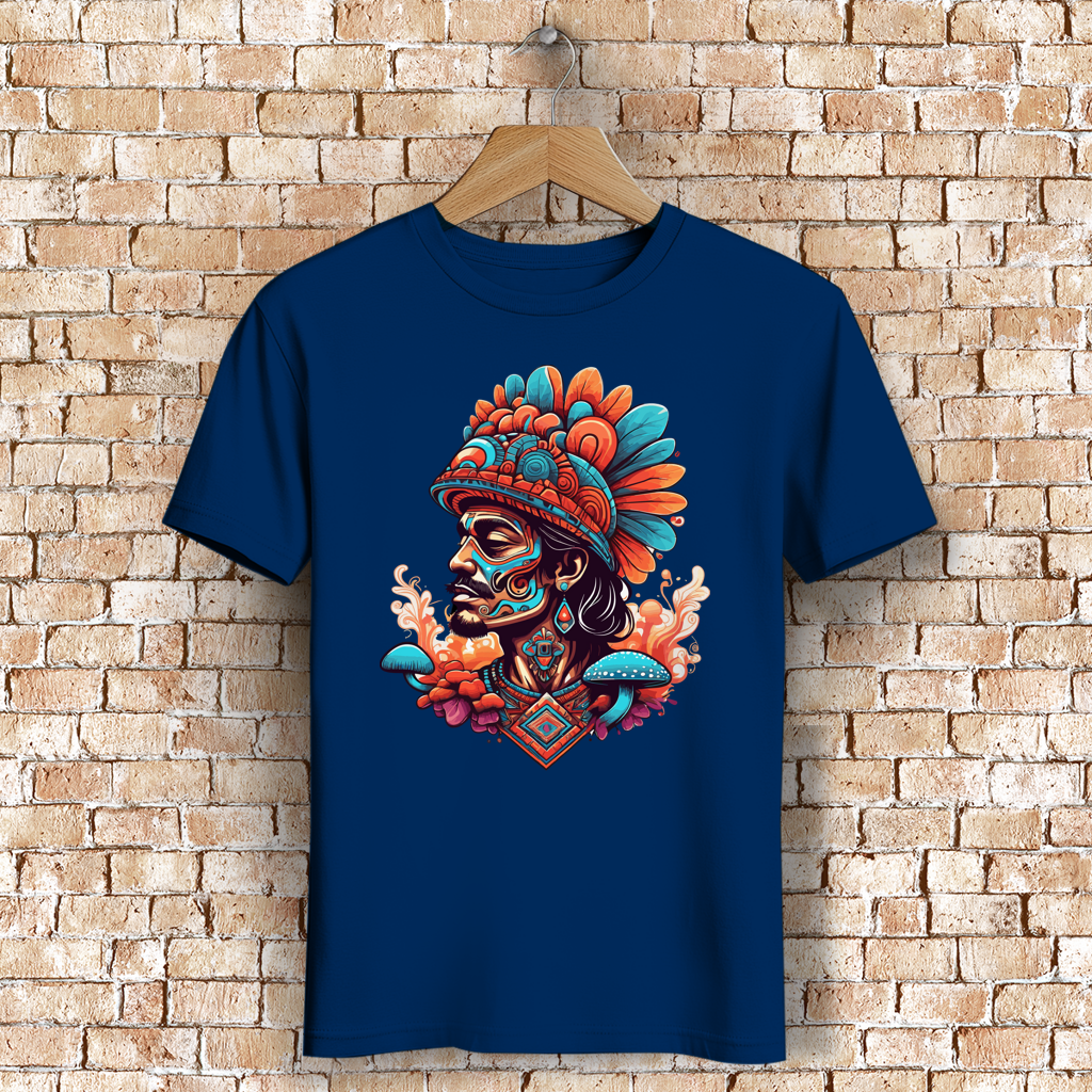 Herren Premium Bio T-Shirt Aztec Shaman