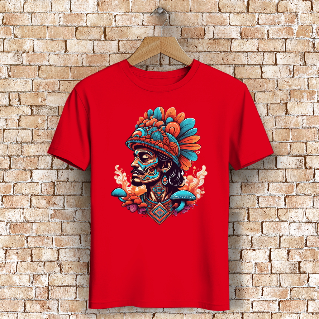 Herren Premium Bio T-Shirt Aztec Shaman