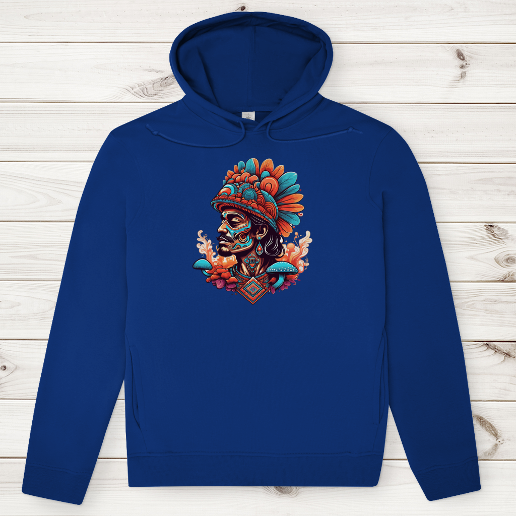 Herren Premium Bio Hoodie Aztec Shaman