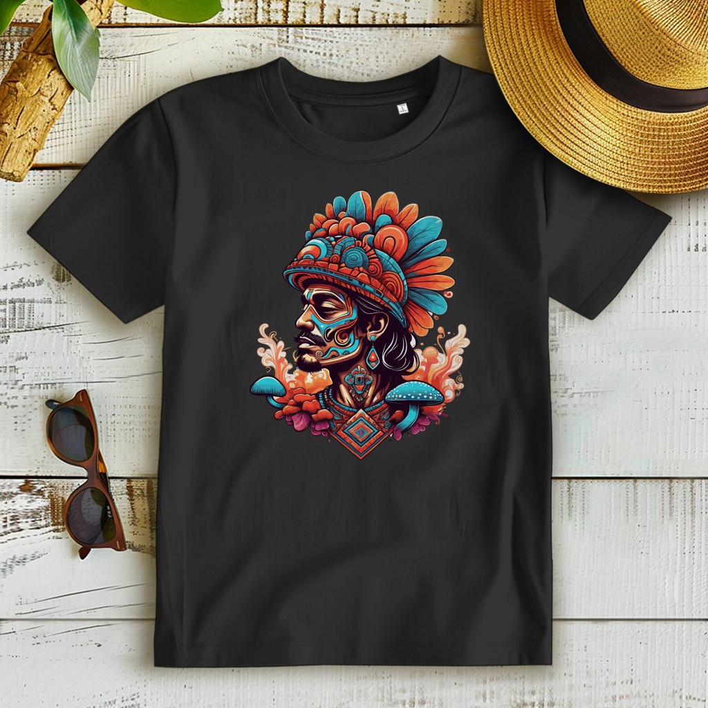 Damen Premium Bio T-Shirt Aztec Shaman