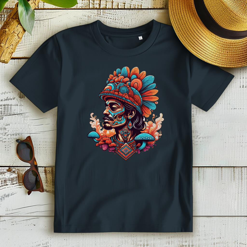 Damen Premium Bio T-Shirt Aztec Shaman